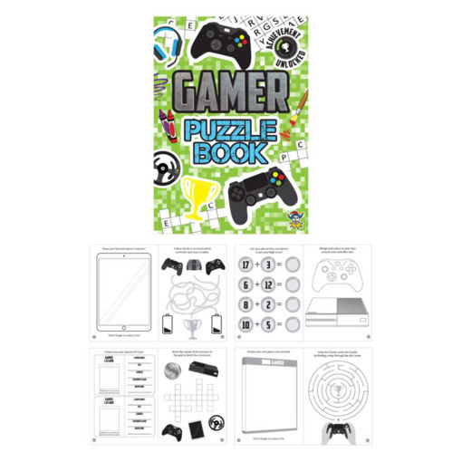 Picture of MINI GAMER PUZZLE BOOK 10.5X14.5CM